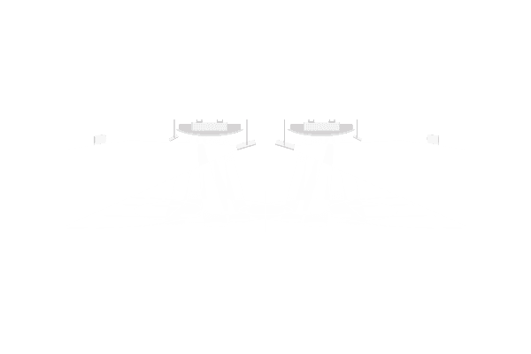 Düo, a ceiling-mounted double-wall Lü projection